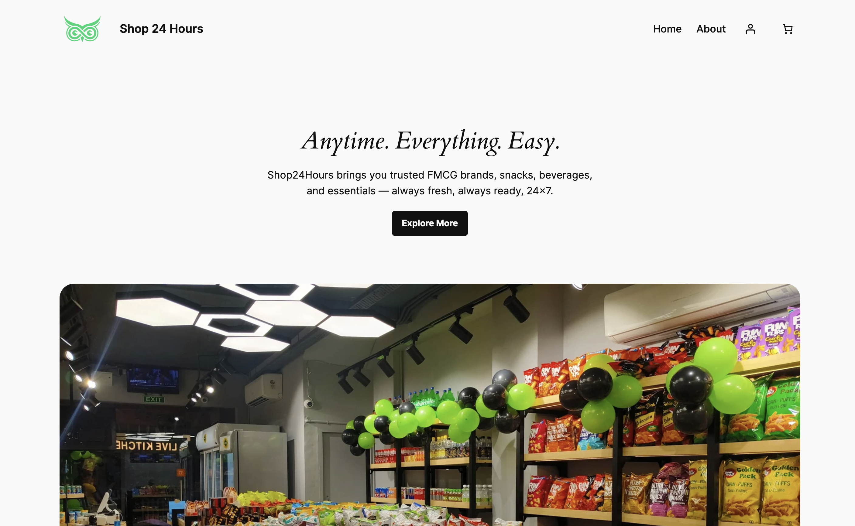 Shop24Hours Website Project